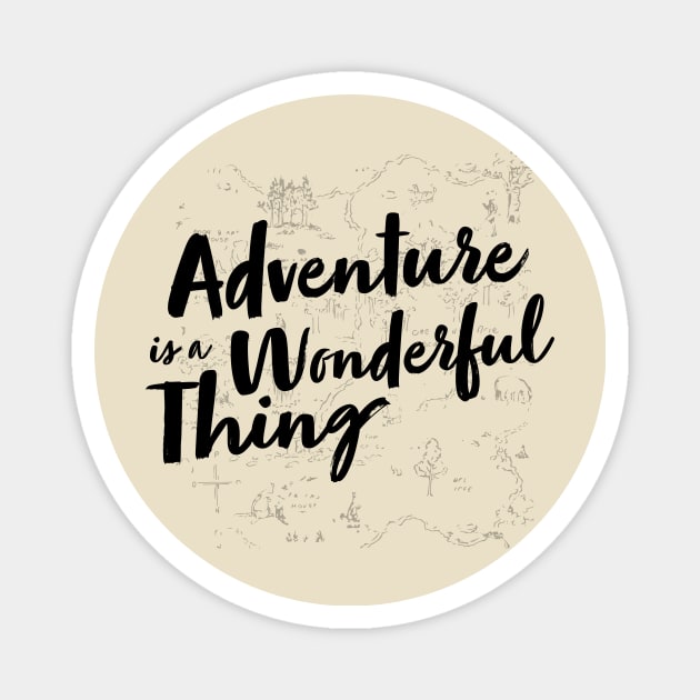 Adventure is a Wonderful Thing Magnet by Merlino Creative